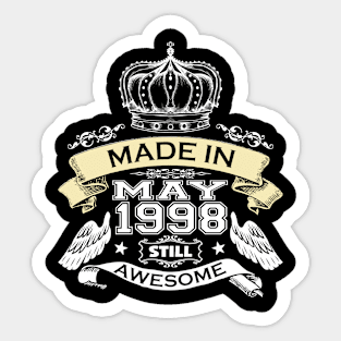 Made in May 1998 Still Awesome Sticker